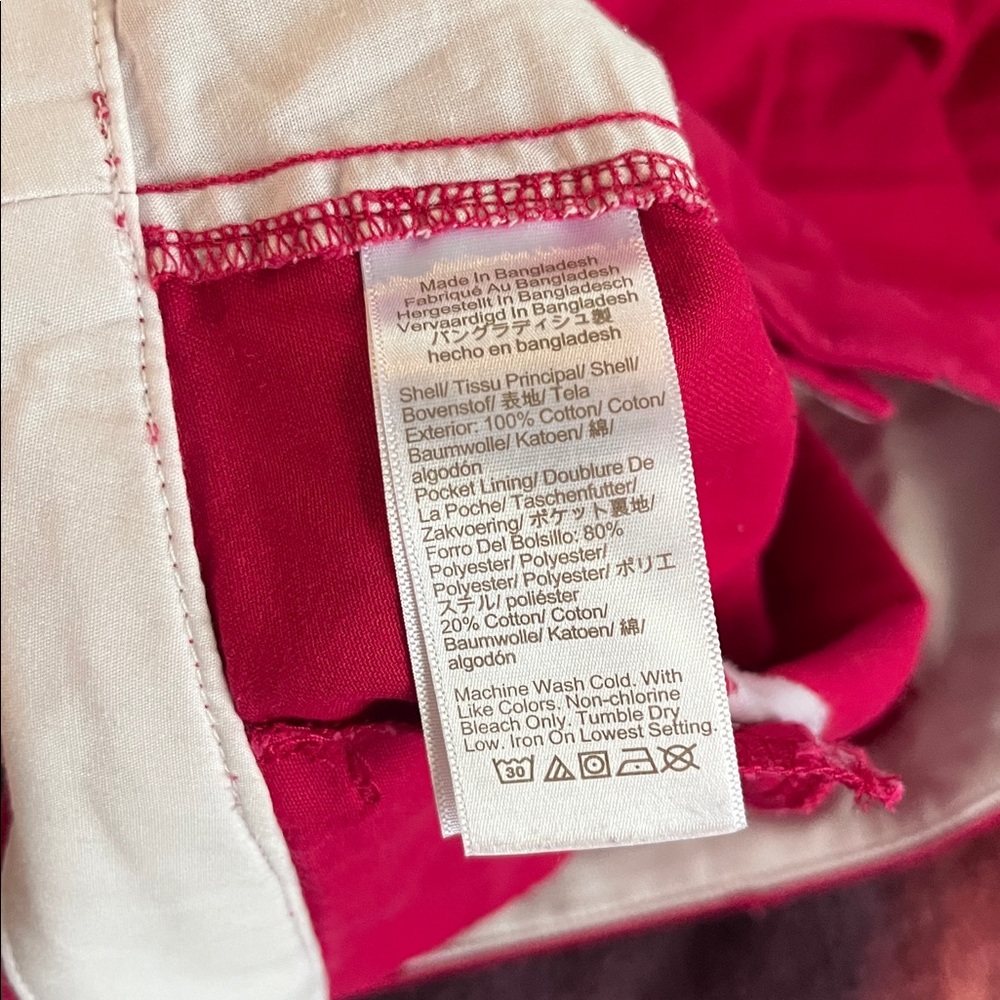 J. Crew Scarlet Red Shorts Raspberry - Picture 5 of 5